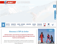 Tablet Screenshot of esf-lecorbier.com